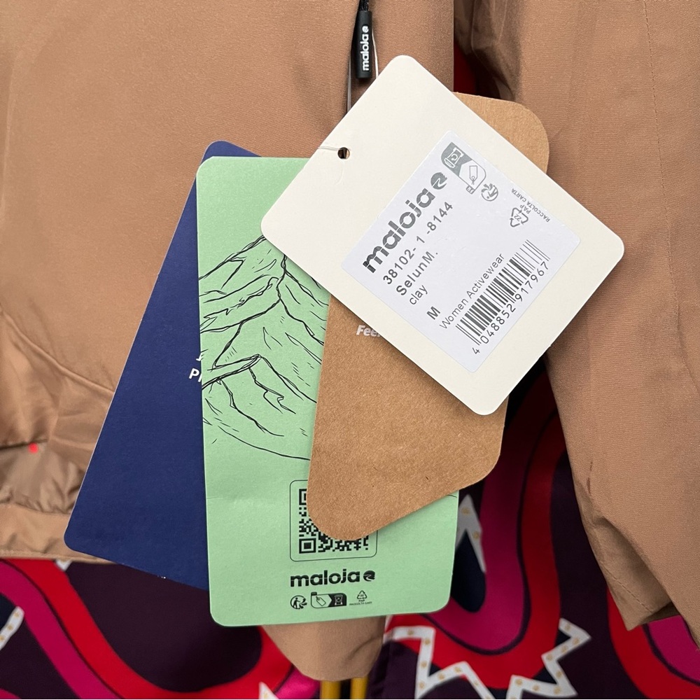 NWT Maloja SelunM. Alpine Insulated Jacket Clay Embroidered Cembra Shelter 38102 - Picture 7 of 12